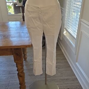 Kenneth Cole Crisp White Trousers